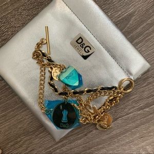 Dolce & Gabbana Gold Bracelet Heart Trendy